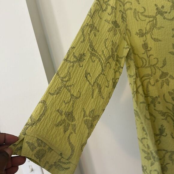 Ali Miles Relaxed Fit Floral Tunic Top L - Picture 4 of 8